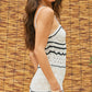 Cream & Black Crochet Dress