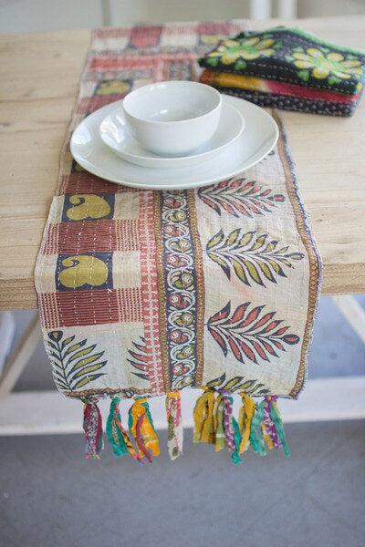 Kantha Table Runner