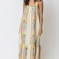 Natural Print Maxi Dress