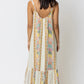 Natural Print Maxi Dress