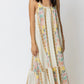 Natural Print Maxi Dress