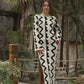 Natural & Black Knit Dress