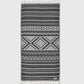 Turkish Towel - Black Abstract