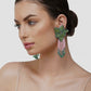 Flower Tassel Drop Earrings