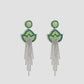 Green Bead Earrings