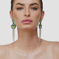 Green Bead Earrings