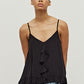 Black Ruffle Camisole