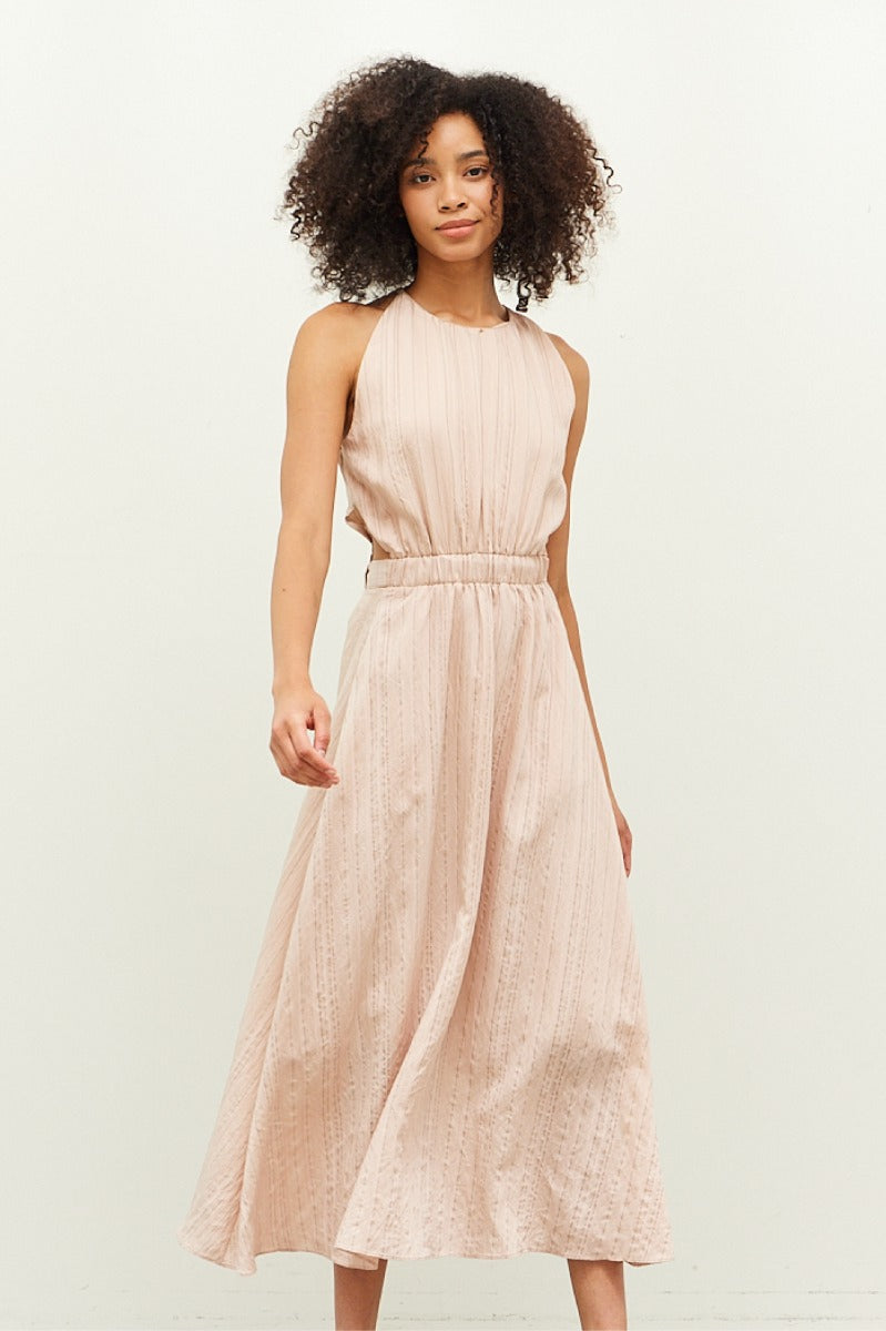 Petal Tie Belt Dress