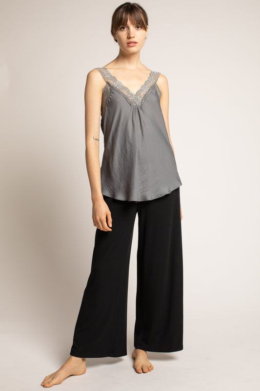 Black Rib Pants