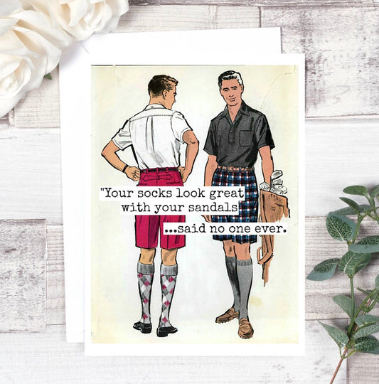 Greeting Card - Bermuda Shorts