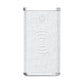 White Linen Wireless Charging Bank