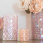 Extra Large Pink Mosaic Vase 5x12