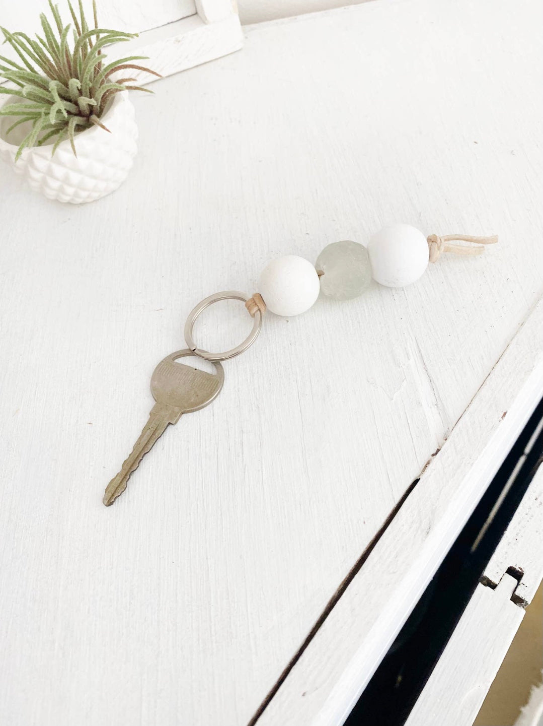 Sea Glass Key Chain