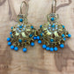 Turquoise Chandelier Earrings