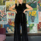 Black Velvet Pants