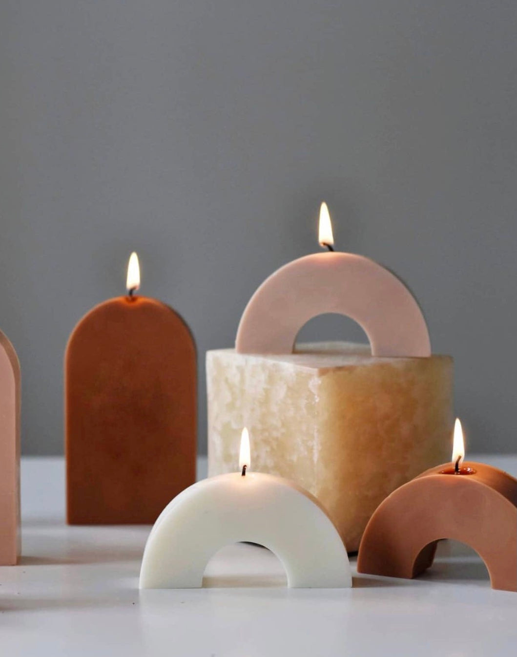 Brown Arch Candle