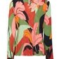 Winter Palm Plisse Top