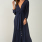Navy Kimono Dress