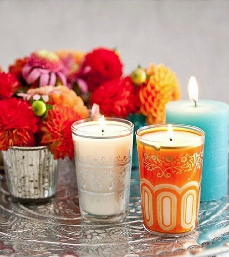 Moroccan Tea Glass Candles