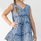 Girl’s Leopard Print Denim Dress
