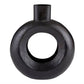 Black Abstract Vase