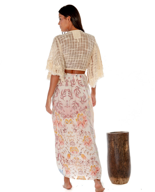 Print Pareo Skirt