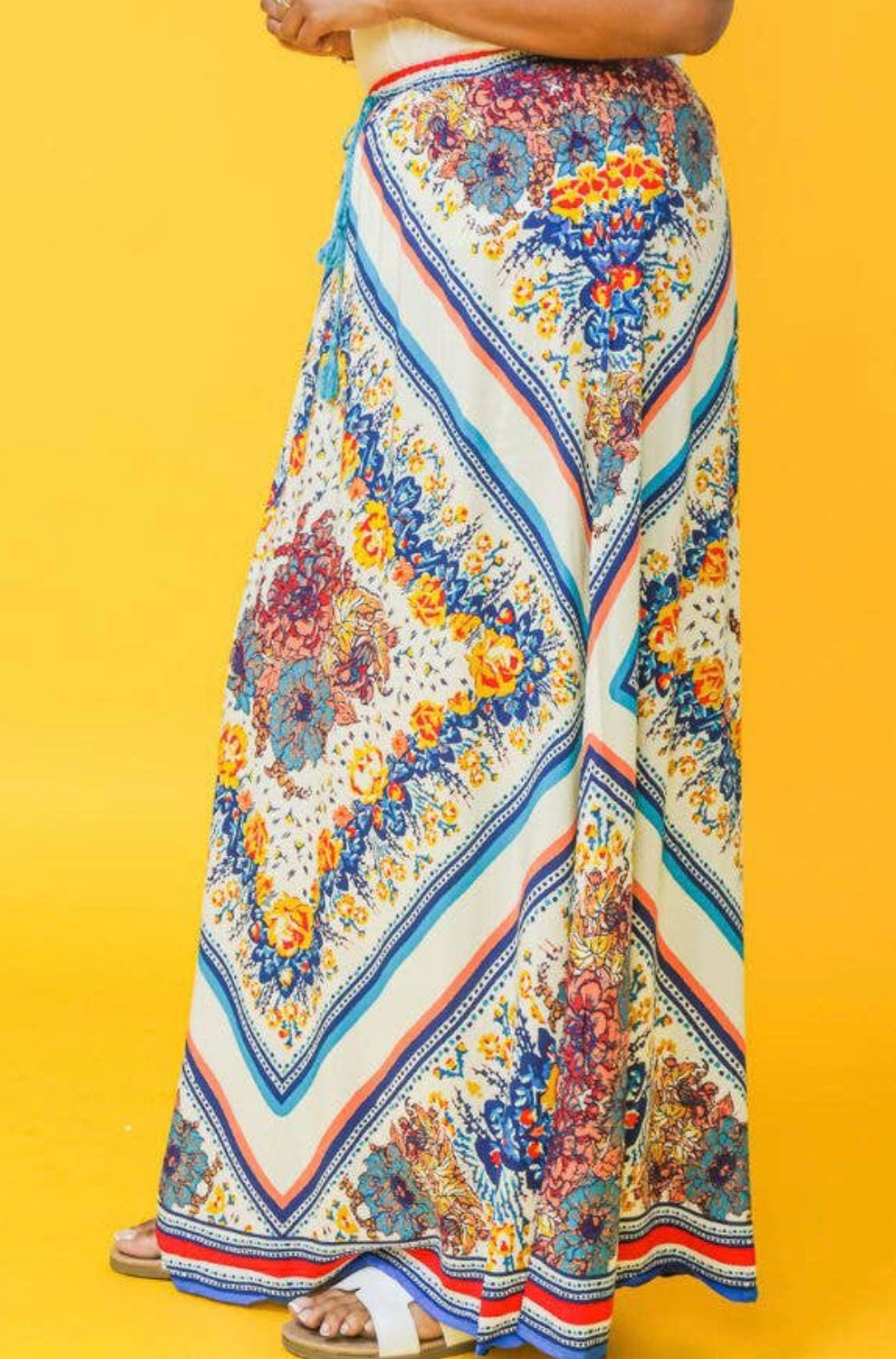 Curve - Print Skirt