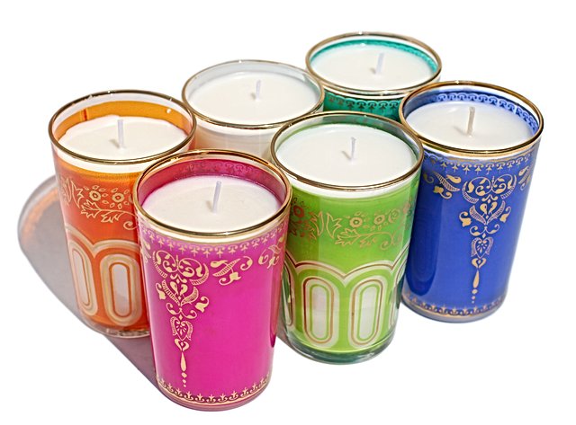 Moroccan Tea Glass Candles