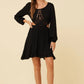 Black Crochet Dress