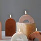 Cream Arch Candle