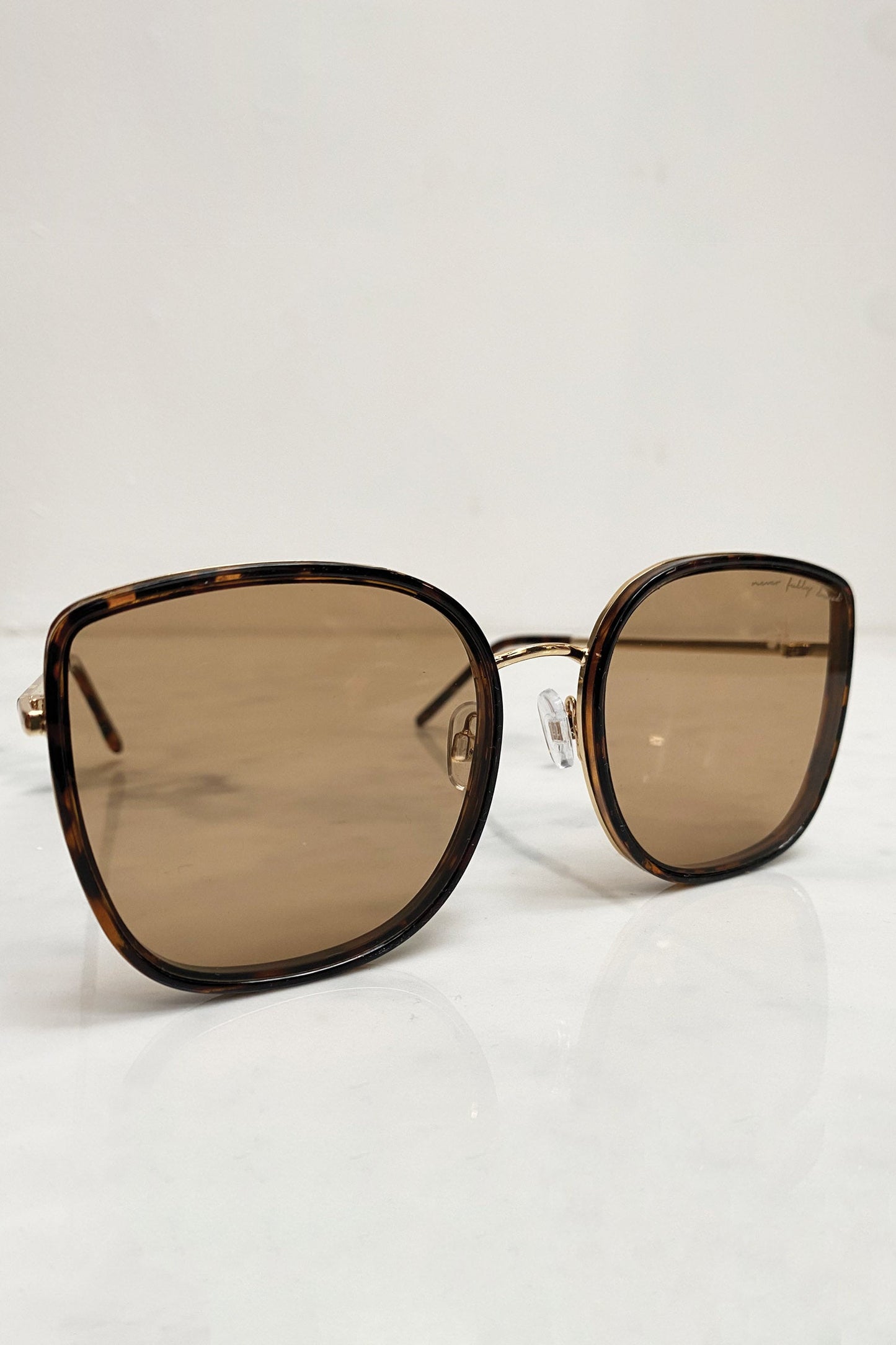 Leopard Wire Frame Sunglasses