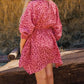 Girl’s Pink Leopard Print Dress