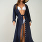 Navy Kimono Dress