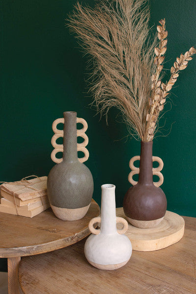 Ceramic Vase - Brown