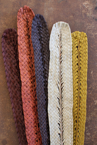 Woven Palm Leaf - Brown