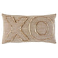 Natural XOXO Pillow - 12x22