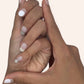 French Sparkle Stick on Gel Nails
