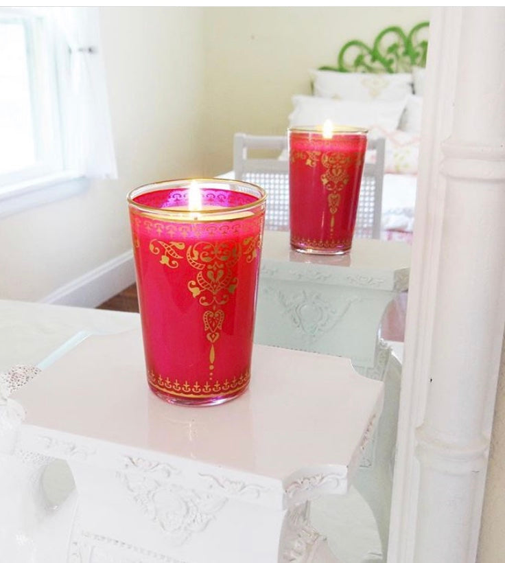 Moroccan Tea Glass Candles