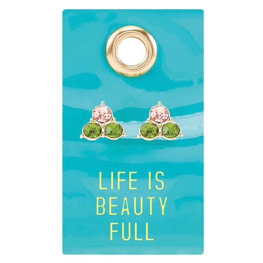 Gem Earrings - Life is Beauty Full