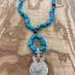 Turquoise Coin Necklace