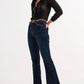 Dark Indigo Flare Jeans
