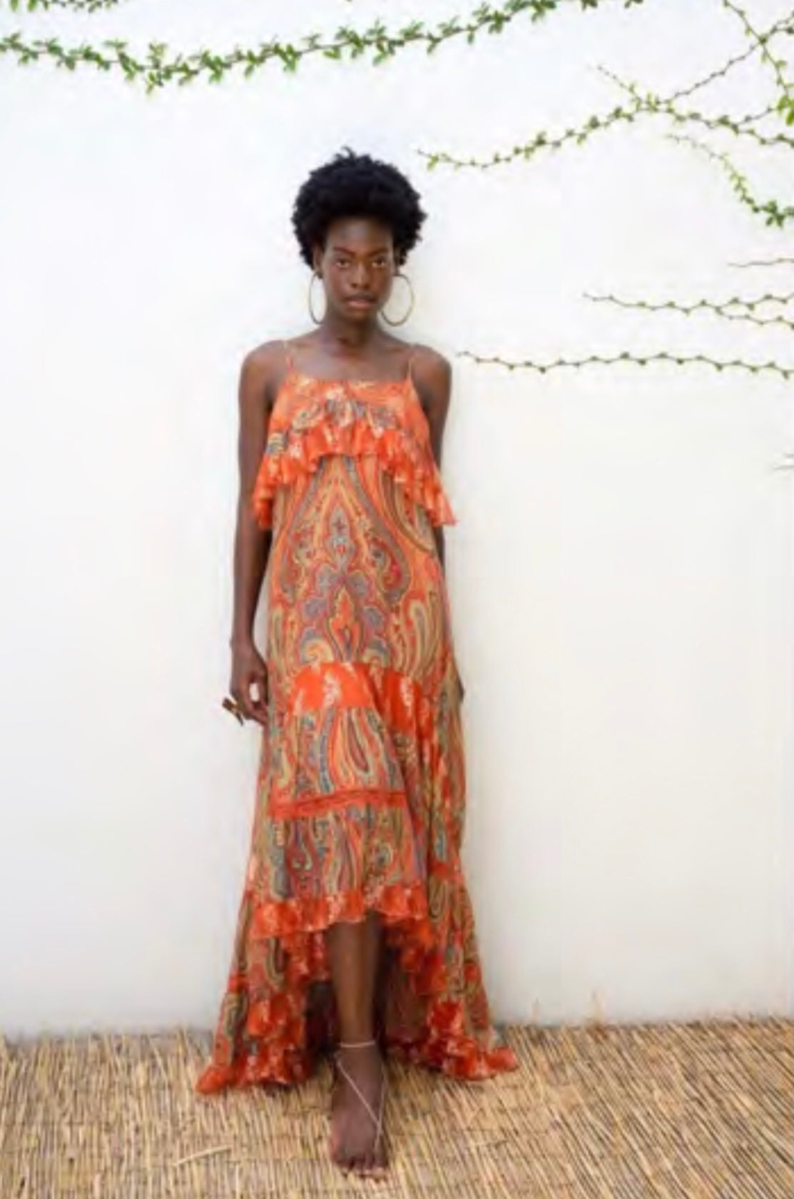 Orange Maxi Dress