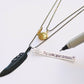 Feather Locket Necklace