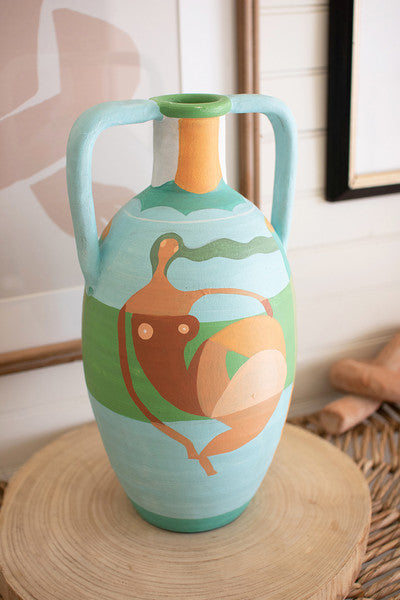 Turquoise Ceramic Vase