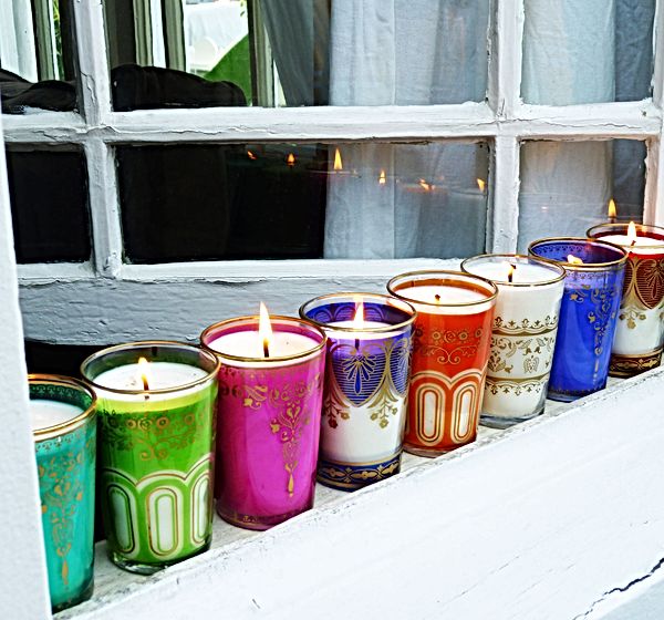 Moroccan Tea Glass Candles