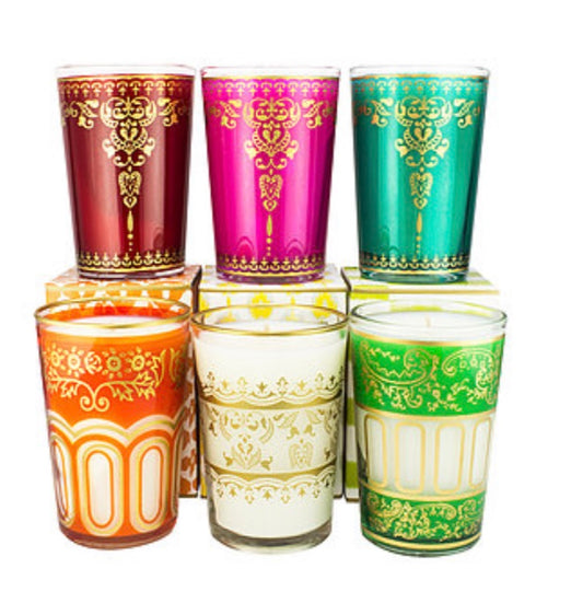 Moroccan Tea Glass Candles