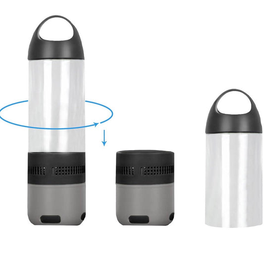 Water Bottle with Bluetooth Speakers and Phone Charger