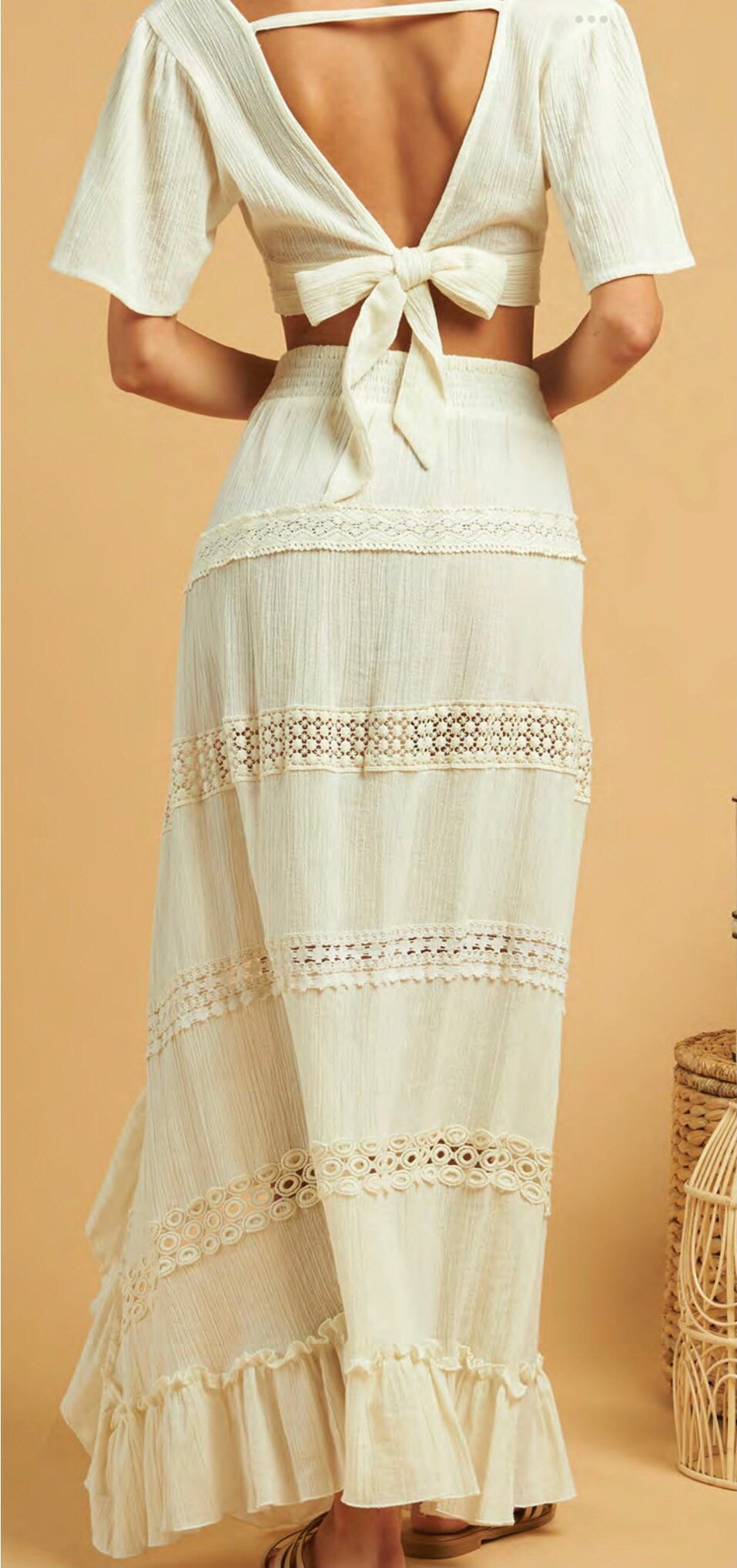 White Maxi Skirt