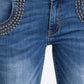 Skinny Jeans with Stud Pocket