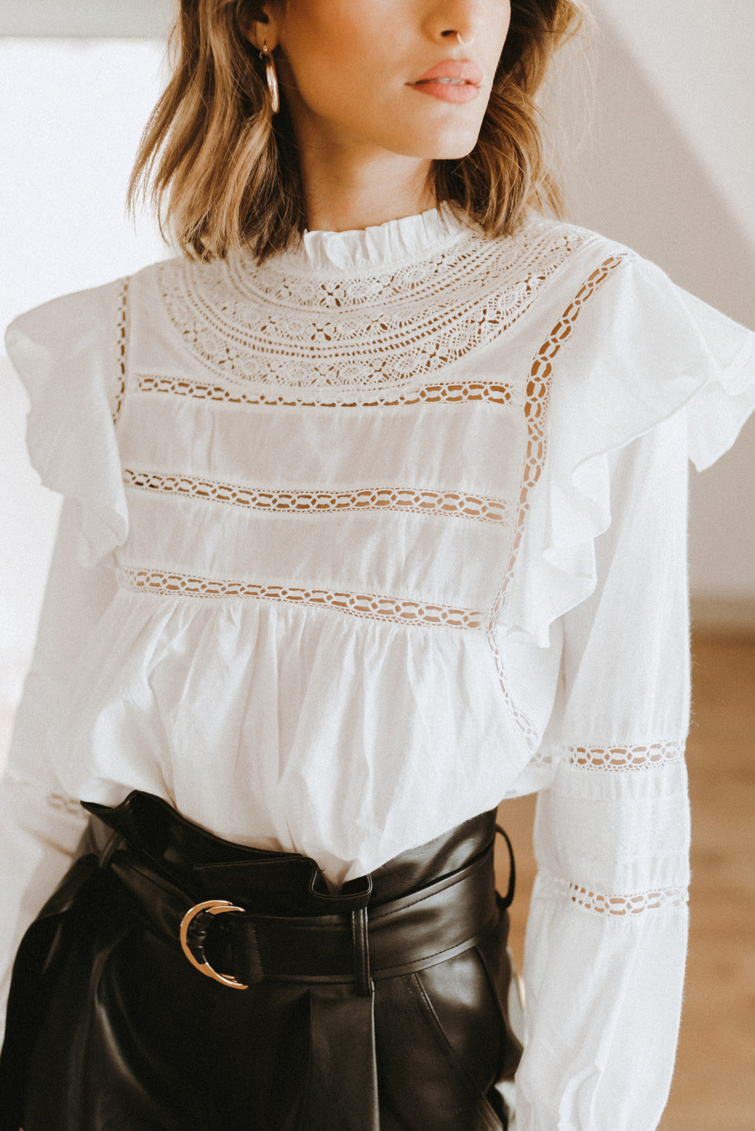 White Vintage Inspired Shirt